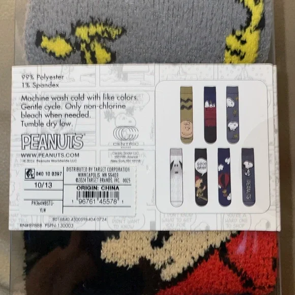 NIB Peanuts Snoopy & Woodstock Cozy Socks Set - Picture 3 of 3